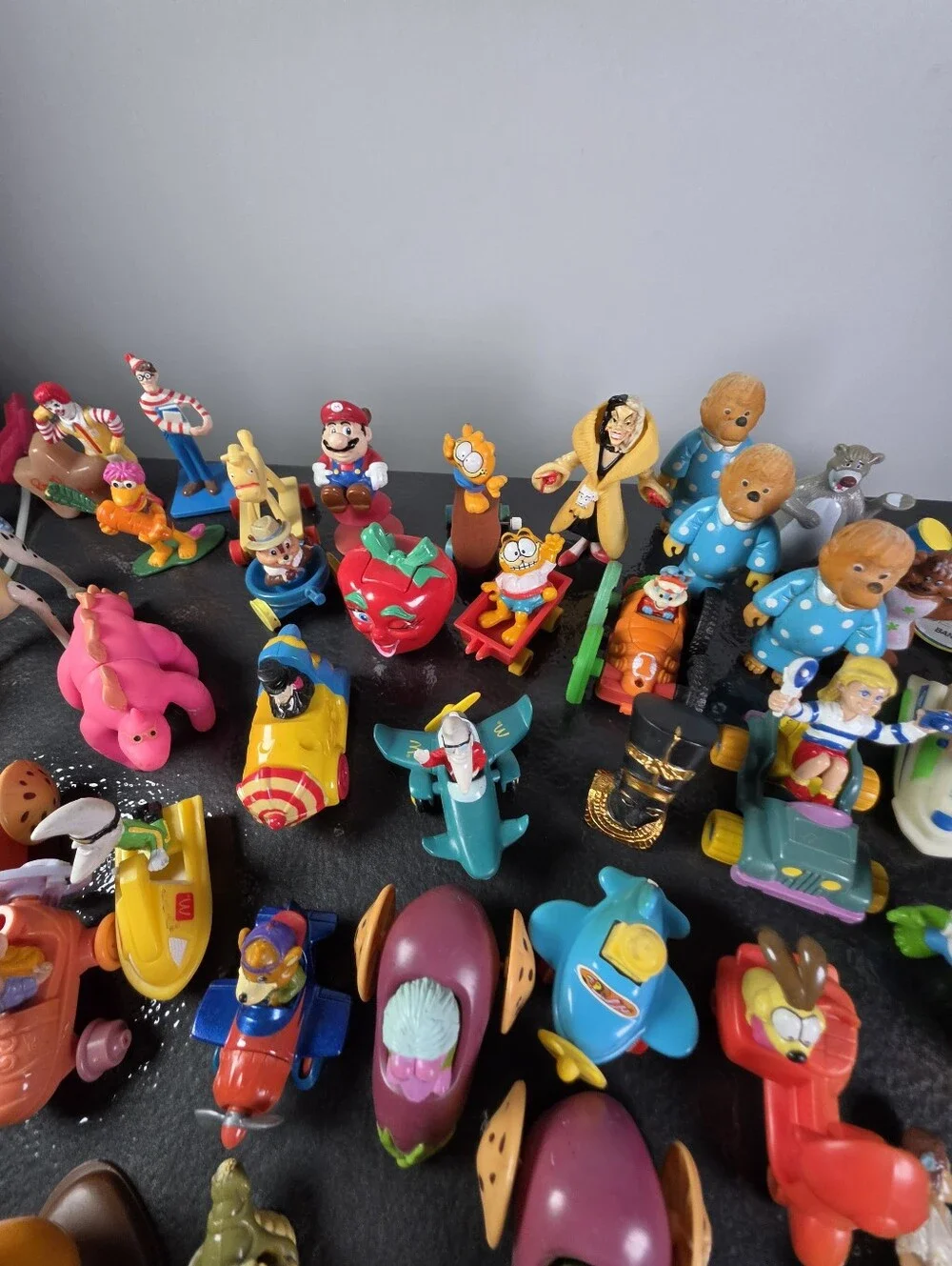 Vintage Fast Food Promotional And Cartoon Character Toys 56 Pieces